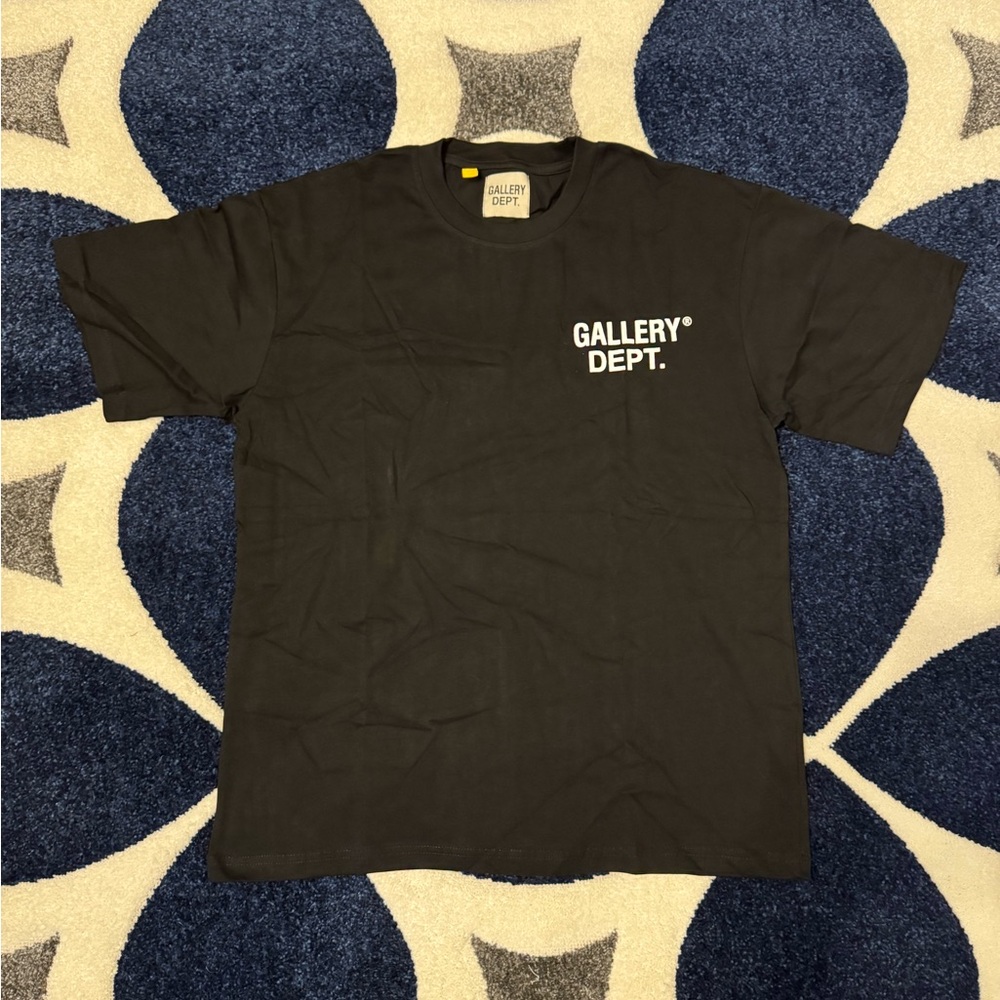 Gallery Dept Logo Black Tee Mens Size Large